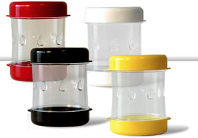 Transparent NEGG body demonstrates peeling progress during use.