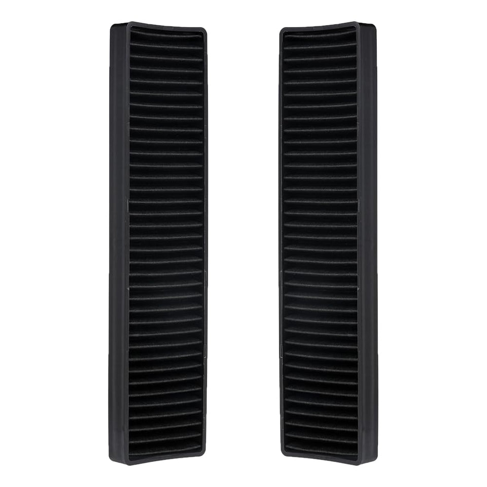 NelsMich microwave charcoal filter box packaging shows compatibility with LG and Ken-more models.