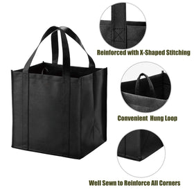 NERUB large 15x13x10 tote offers ample capacity for groceries.