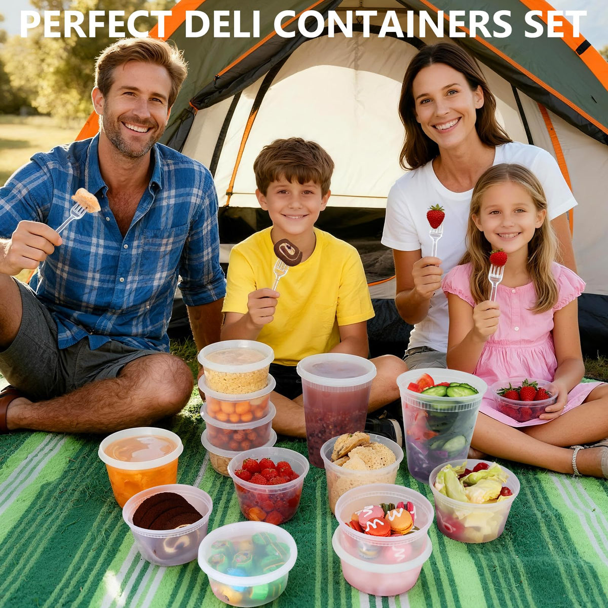 NESCCI BPA-free deli containers keep leftovers safe and fresh.