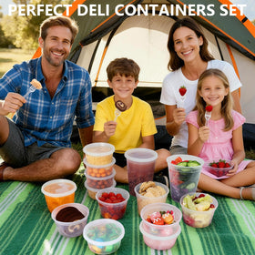 NESCCI containers stack neatly for efficient refrigerator organization