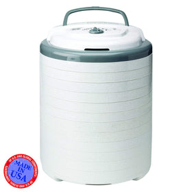 NESCO FD-75A expandable to 12 trays for larger batches.