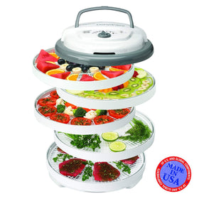 NESCO FD-75A five included trays ready for small-batch dehydration.