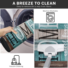 Nesphy kitchen mat with non-slip bottom detail for safer use