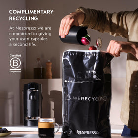 Nespresso Vertuo compact design fits small spaces for flexible home use.