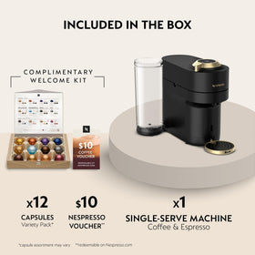 Nespresso Vertuo Pop+ crema layer on a smooth, full bodied brew