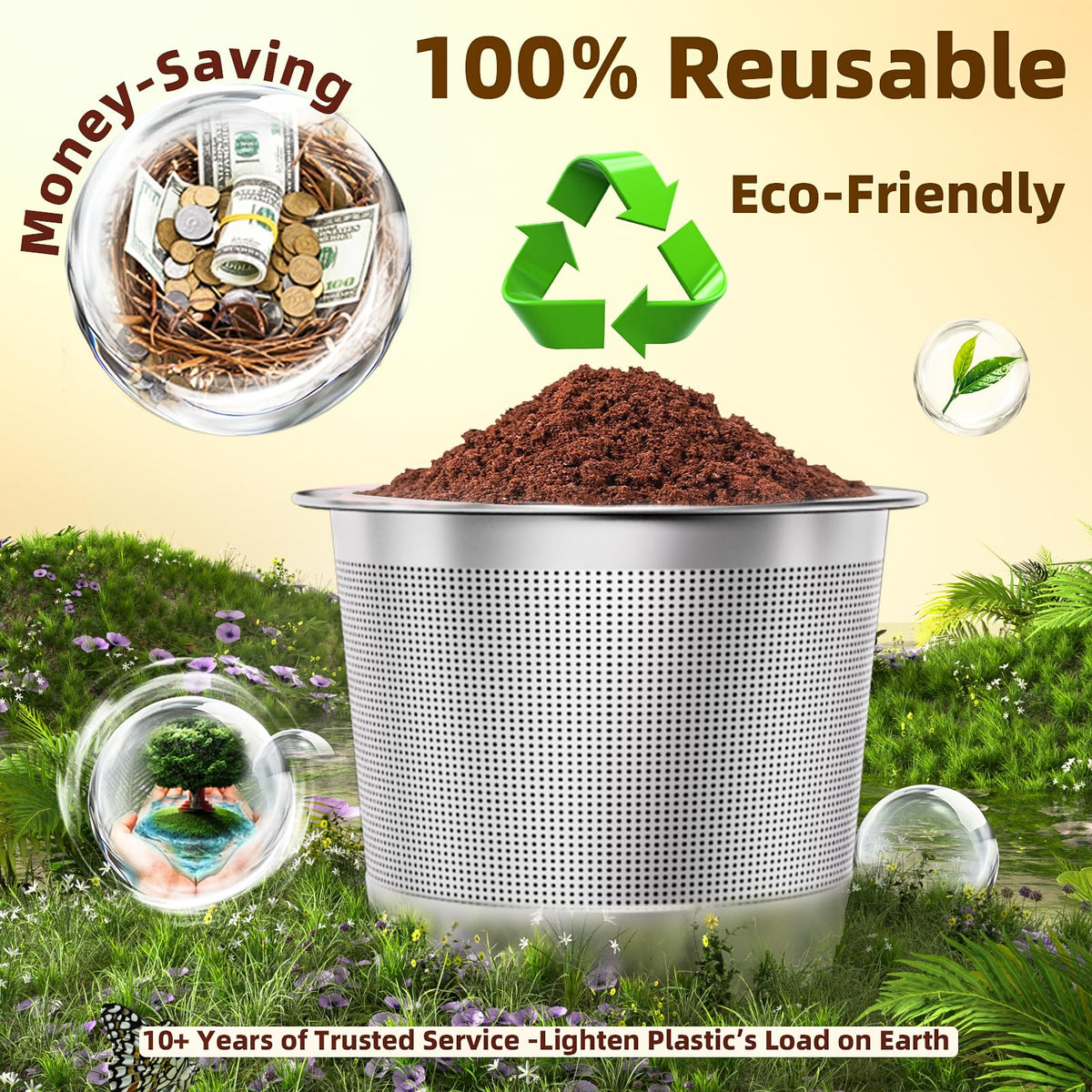 NESSUS BPA-free stainless steel build preserves flavor without plastic aftertaste.