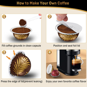 NESSUS VertuoLine compatibility ensures seamless use with Nespresso machines