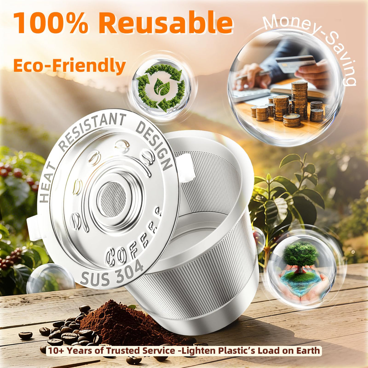 NESSUS easy-clean design and dishwasher-safe parts simplify morning rituals.
