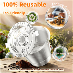 NESSUS easy-clean design and dishwasher-safe parts simplify morning rituals.