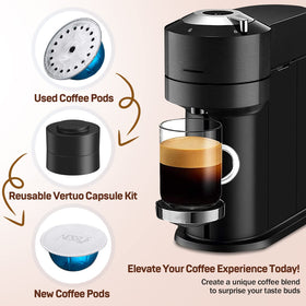 NESSUS eco-friendly reuse reduces waste and lowers daily coffee costs