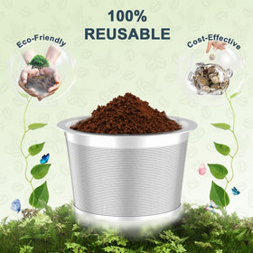 NESSUS K Cup spherical lid promotes even water flow for balanced brews