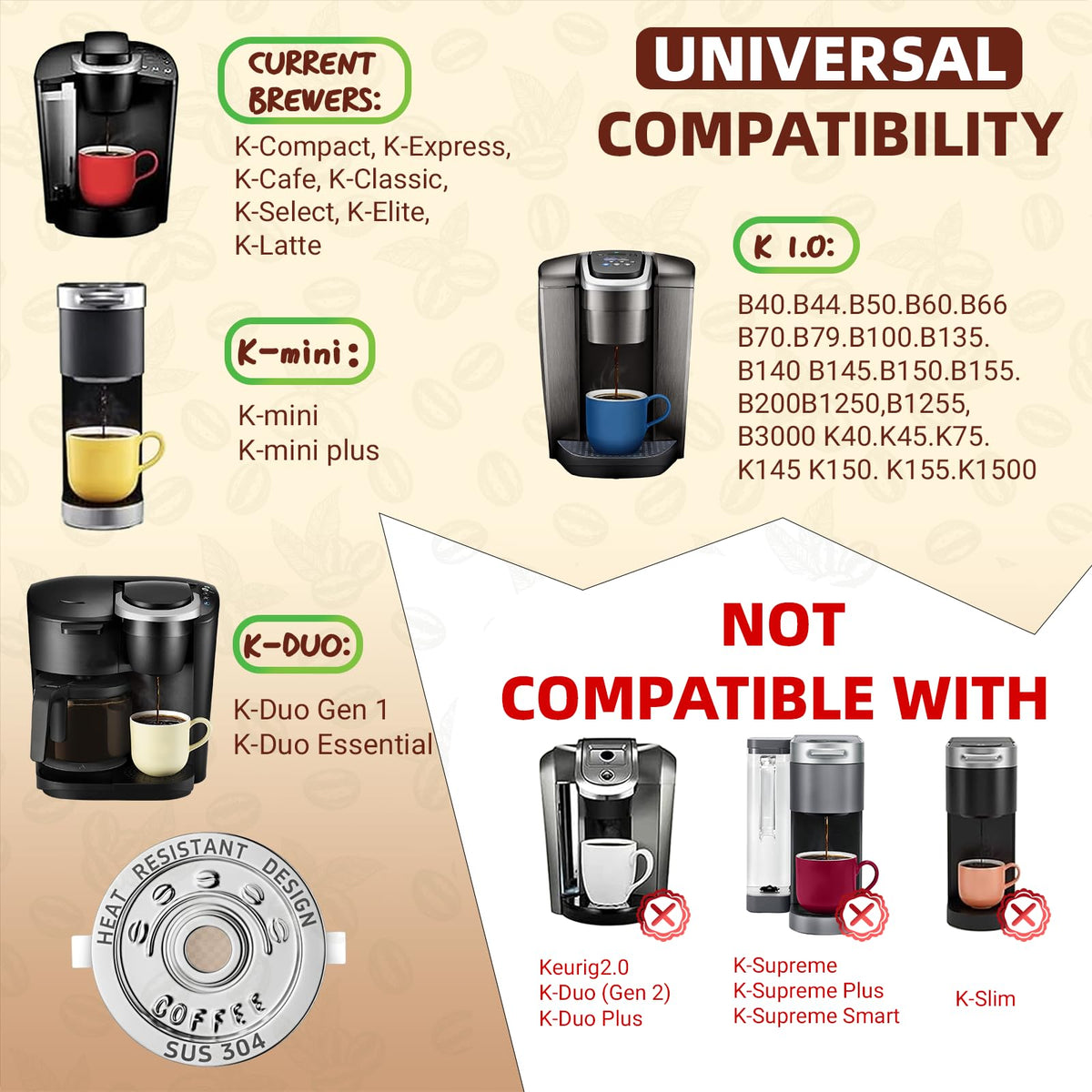 NESSUS metal refill K cup inside view highlights sturdy construction and metal body.