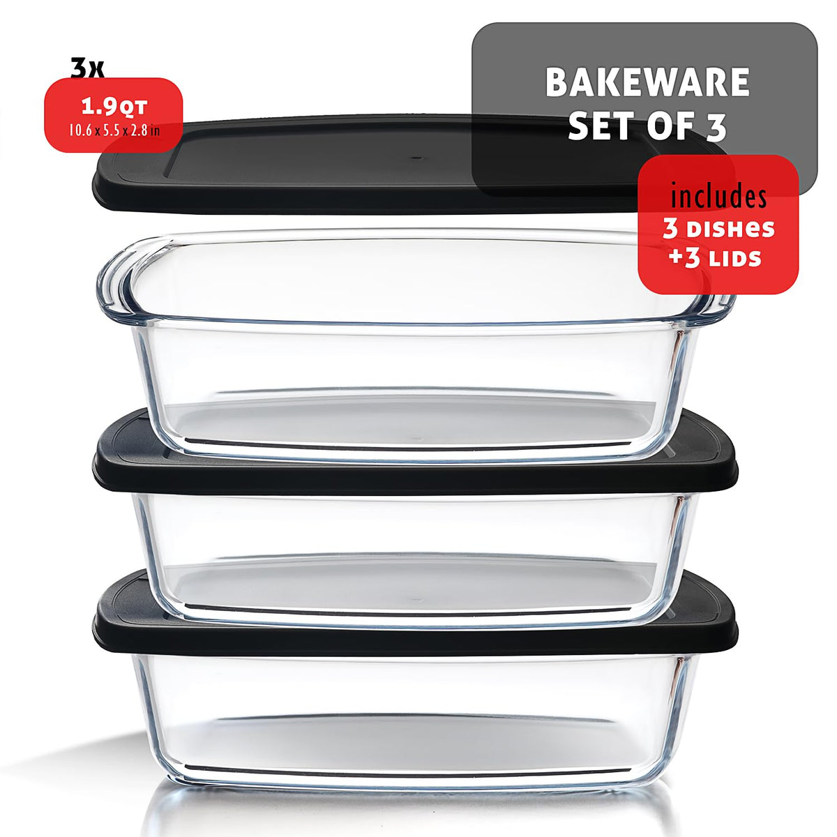 Nestl BPA- and phthalate-free baking pans for safe food storage.