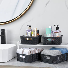 NETANY basket features hollow handles for easy lifting and relocation.