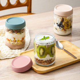 NETANY dishwasher-safe glass containers simplify cleanup and maintain clarity.