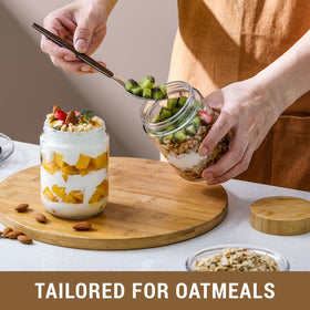 NETANY glass storage jar for preserves and sauces.