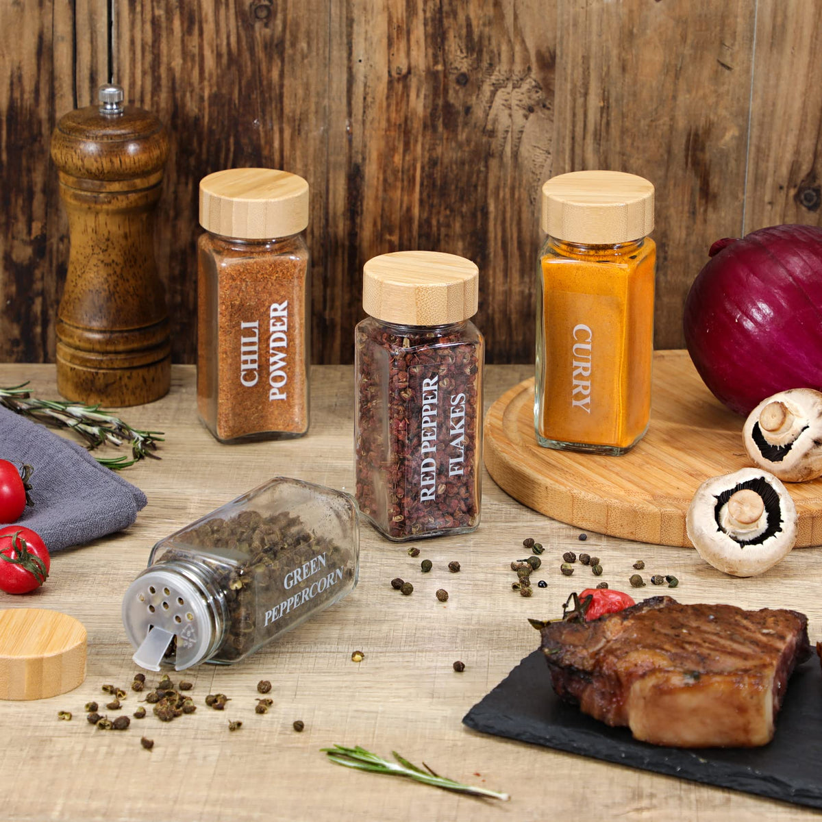 NETANY 492 labels help you identify spices quickly.