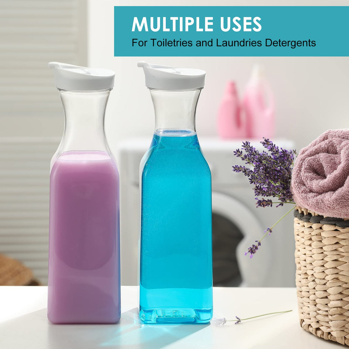 NETANY carafe versatile for water, juice, tea, and lemonade.