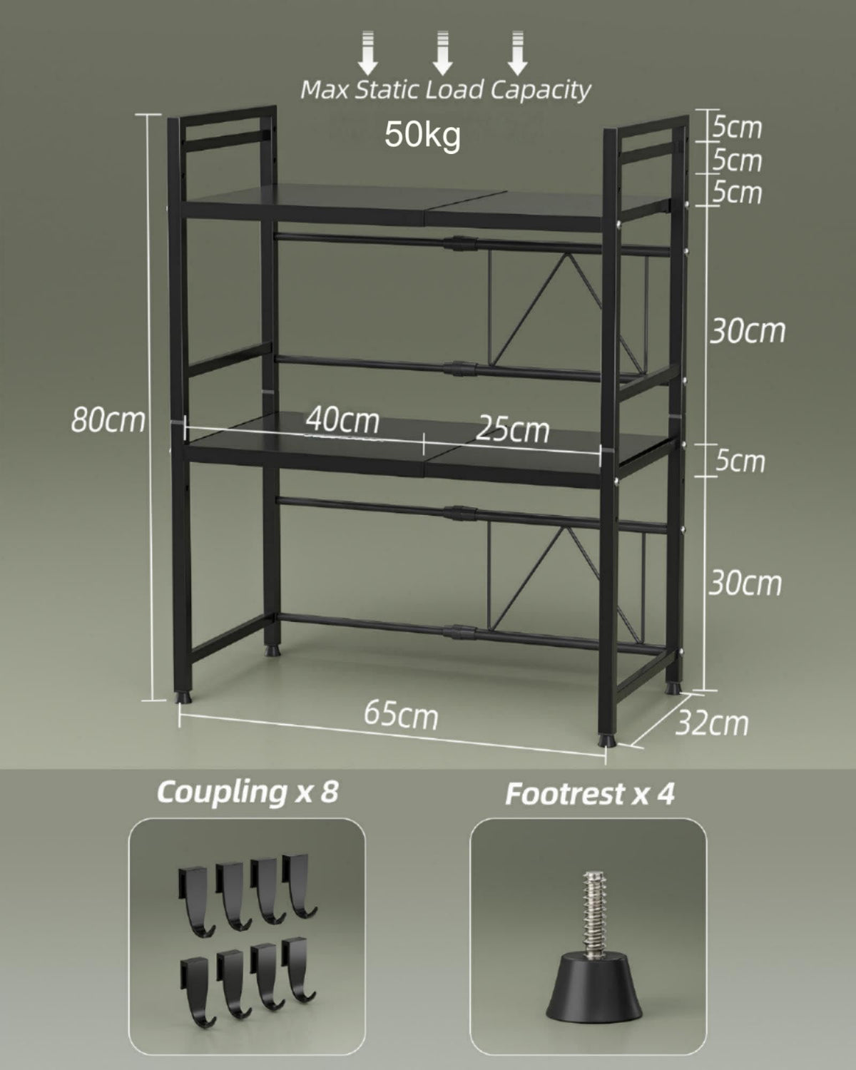 Easy five-minute assembly with clear instructions from NETEL.