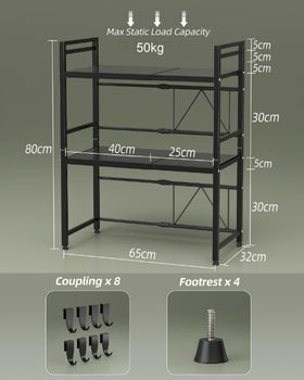 Easy five-minute assembly with clear instructions from NETEL.