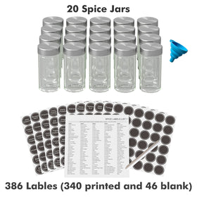 Compact kitchen organization solution by New England Stories for spices and jars
