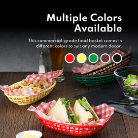 New Star fast-food baskets ready for takeout service with crisp presentation.