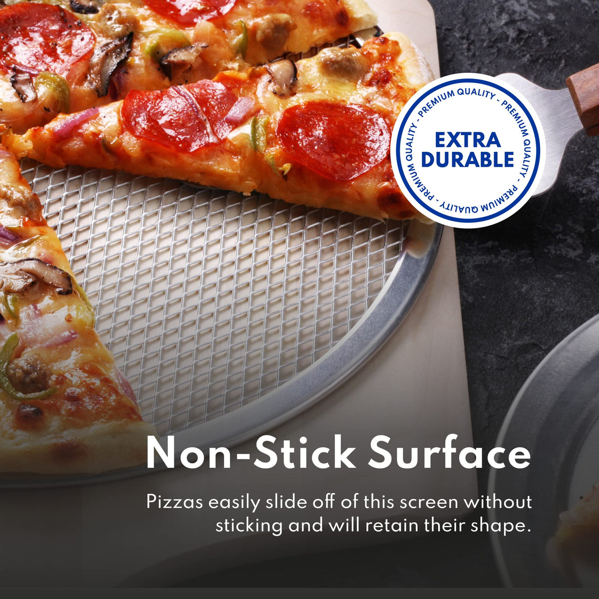 New Star Foodservice 14-inch screen stacked for storage reveals space-saving design.