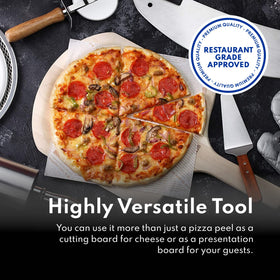 New Star Foodservice 50295 pizza peel hand-wash-only cleaning
