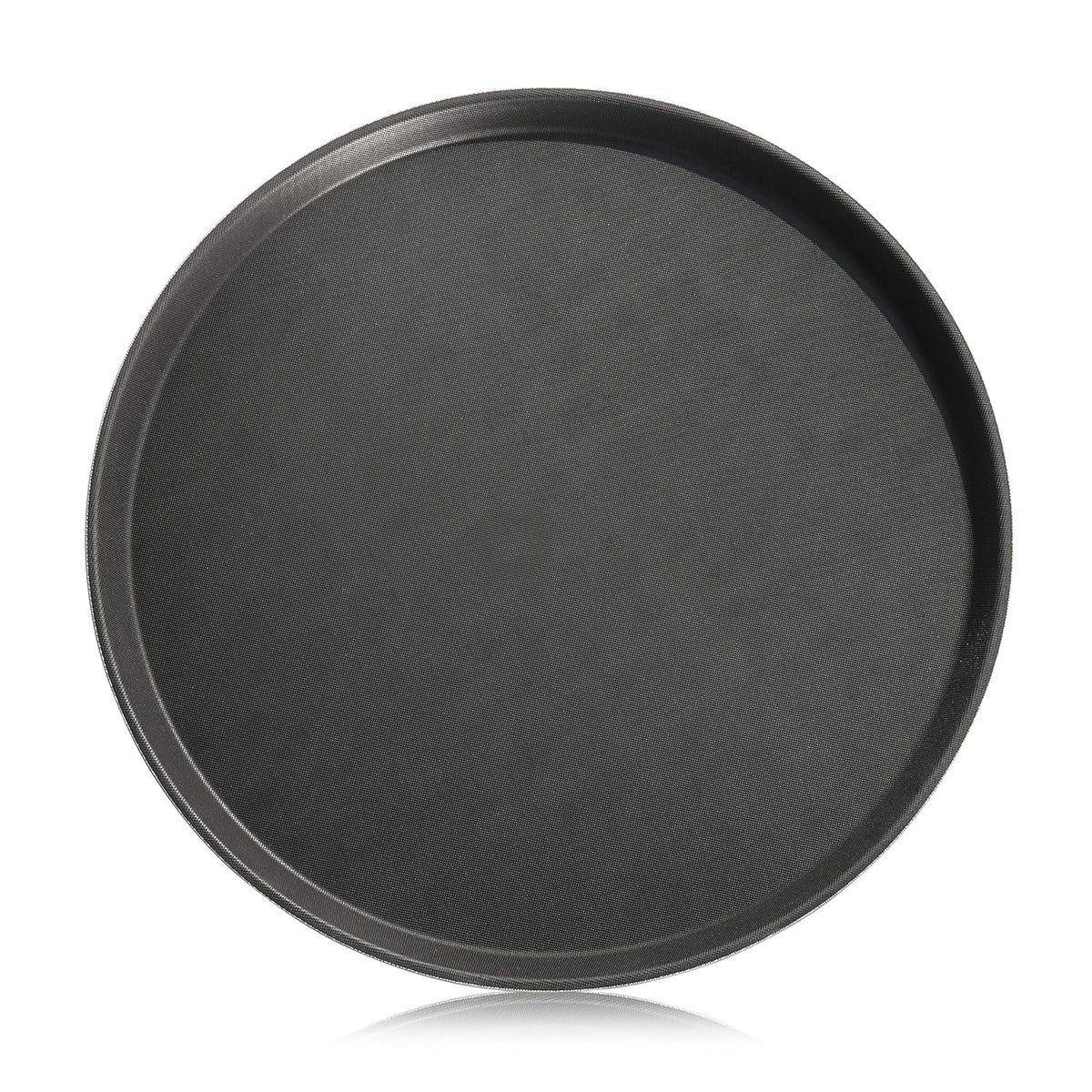New Star Foodservice non-slip tray top view in black for stable service.