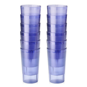 New Star Foodservice blue 12 oz polycarbonate tumbler for durable restaurant service