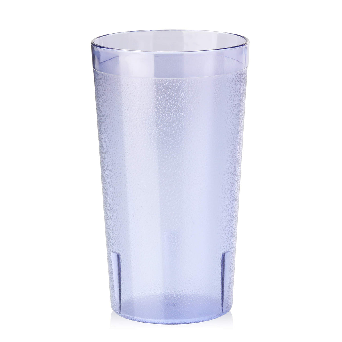 New Star blue 12 oz tumbler offering crack resistance for high-volume beverage service