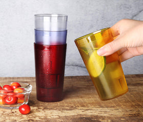 Lightweight yet sturdy 12 oz tumbler from New Star for everyday commercial use