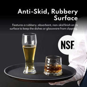 New Star stackable tray saves back-of-house space when stored.