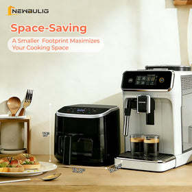 NEWBULIG Air Fryer nonstick basket is easy to clean.