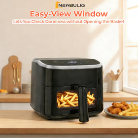 Newbulig 4QT see-through window allows real-time monitoring.