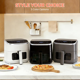 NEWBULIG Air Fryer nonstick basket is easy to clean