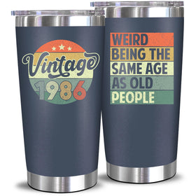 NewEleven 40th birthday tumbler for on-the-go celebrations and hydration.
