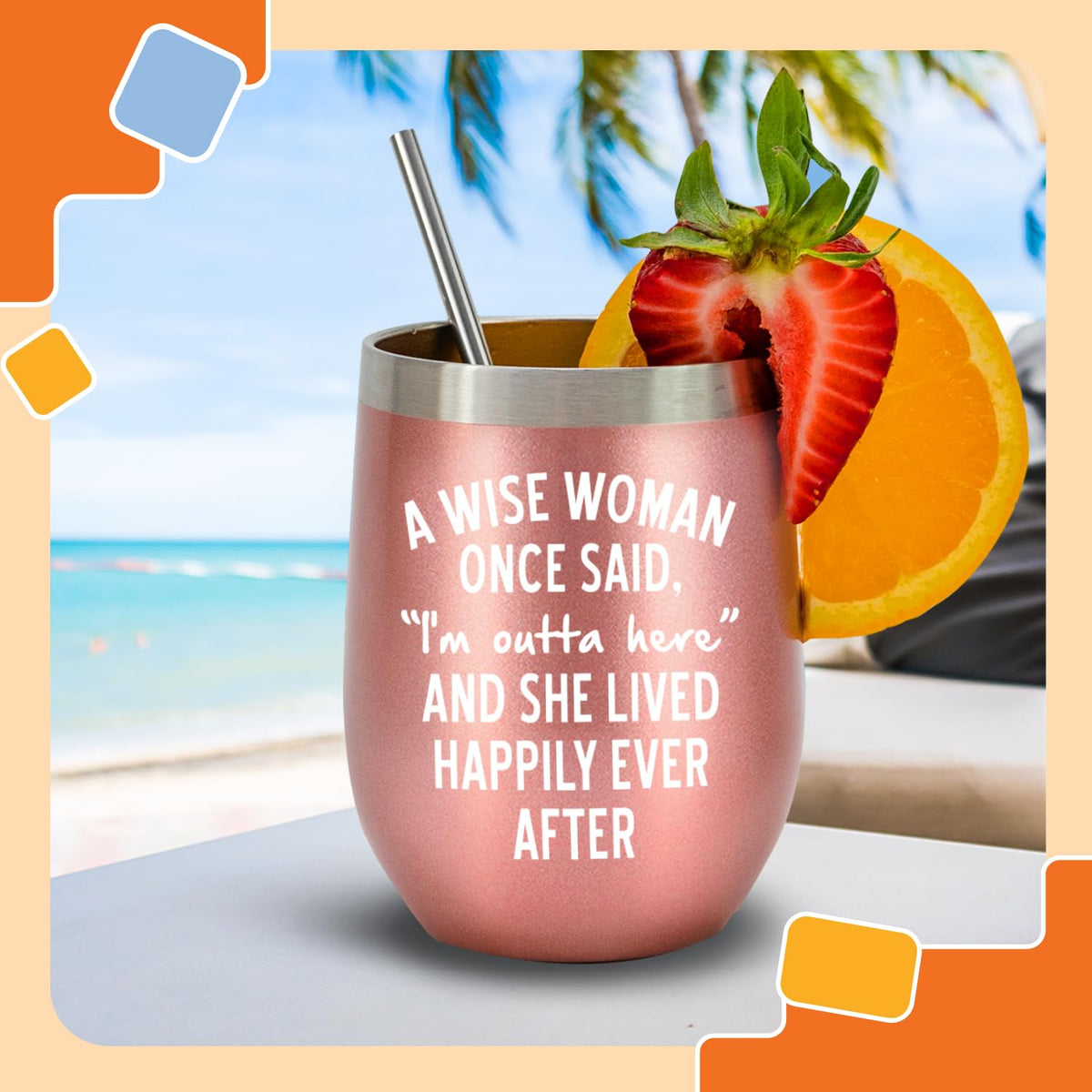 NewEleven BPA-free, durable 12oz tumbler for everyday use