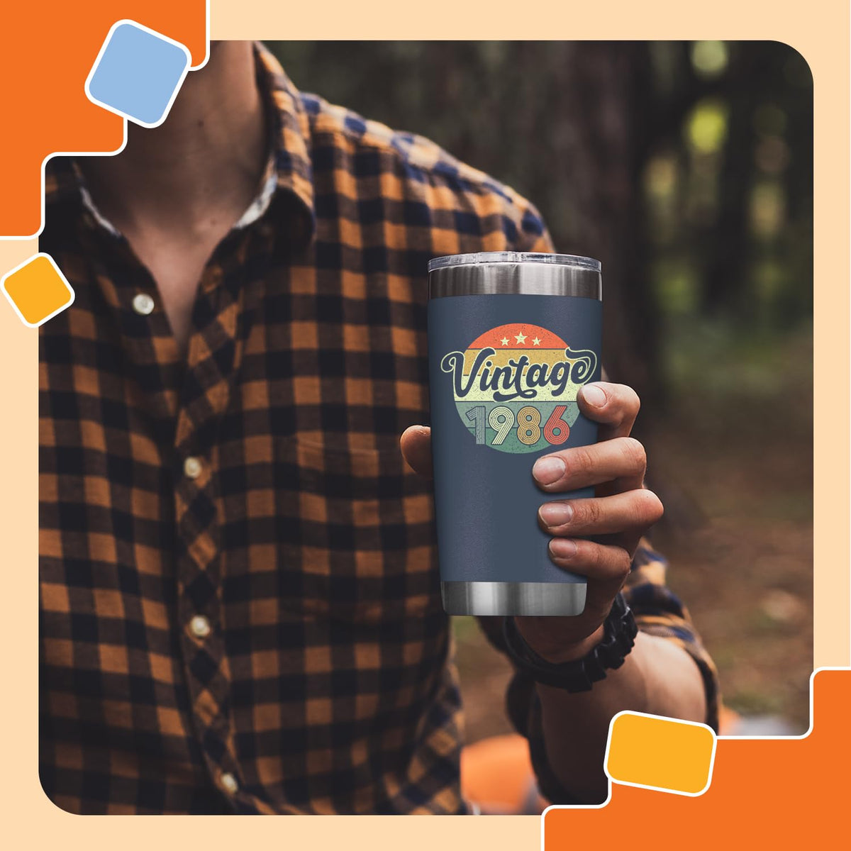 NewEleven leak-proof lid tumbler is easy to take on trips.