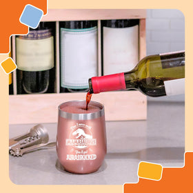 NewEleven Mamasaurus 12oz tumbler gift-ready packaging, perfect mom gift