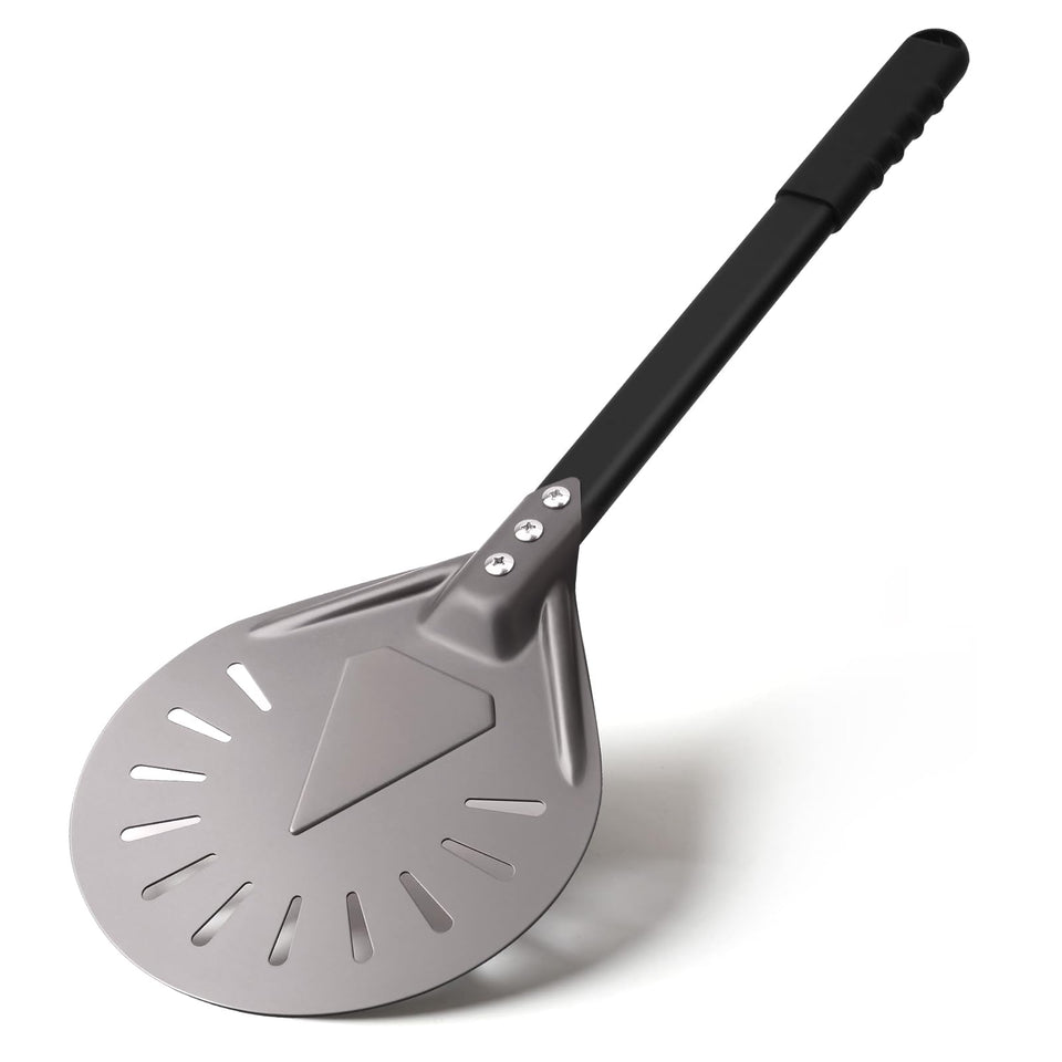 Newmeto pizza turning peel with 7 inch head for precise pizza transfer