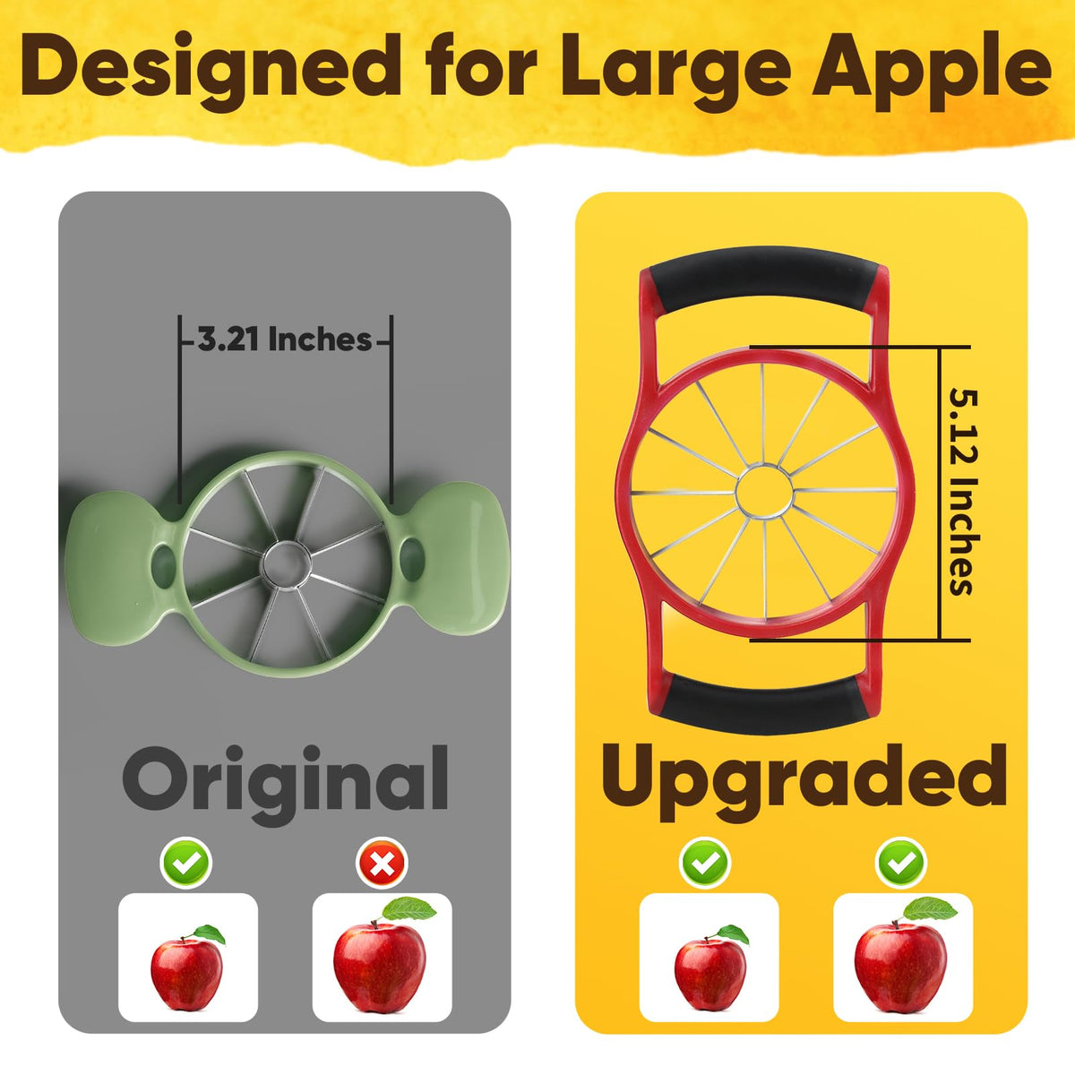 Newness Stainless-Steel Blade delivers lasting sharpness for daily slicing.