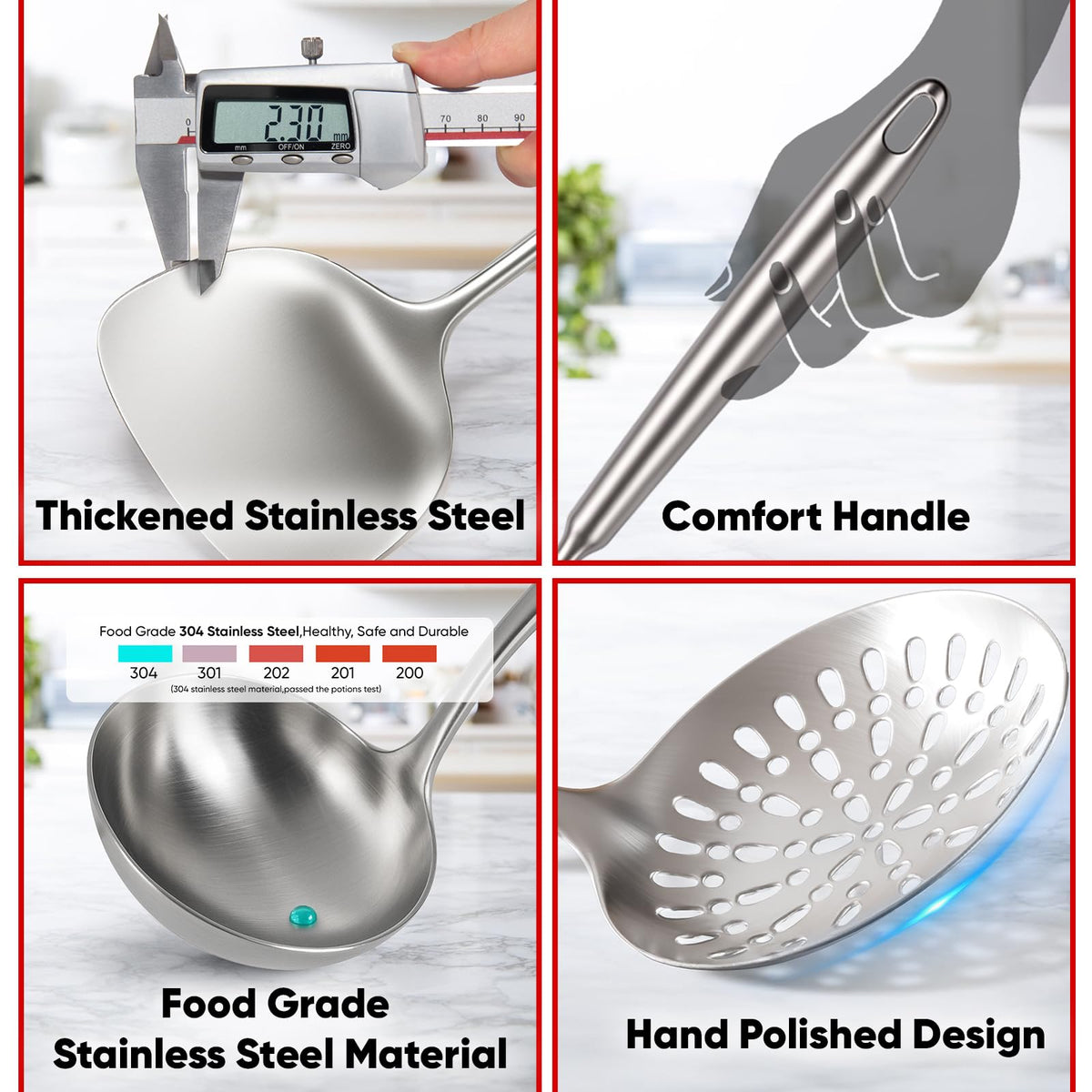Newness spaghetti server ideal for portioning and serving pasta
