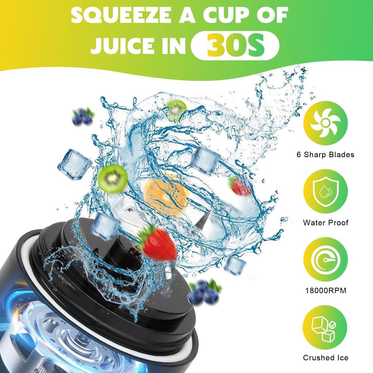 NexaEase insulated sleeve keeps drinks cold and protects the blender during travel.