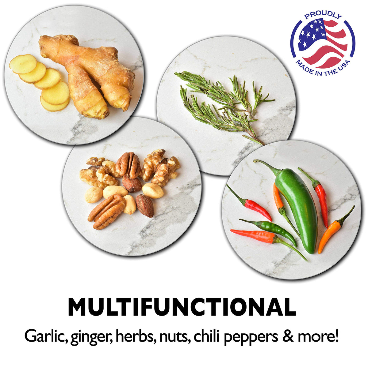 NexTrend Garlic Twister ginger grater use highlights versatile fresh ginger prep
