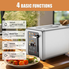 Nicebay WHALL 1.5 inch wide slots for bread and bagels