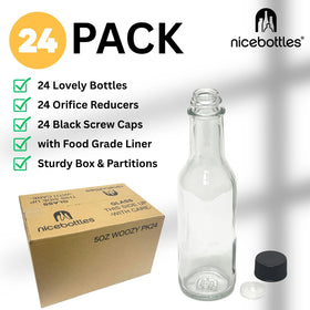 Nicebottles dripper insert enhances controlled pouring for homemade sauces.