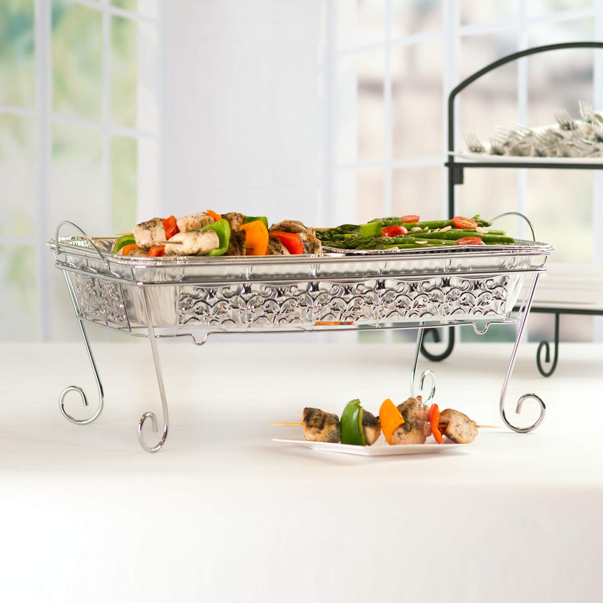 Nicole Home Collection eco-friendly recyclable foil pans for parties and BBQs