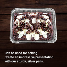 Nicole Home Collection freezer-safe aluminum pans preserve leftovers and prep meals